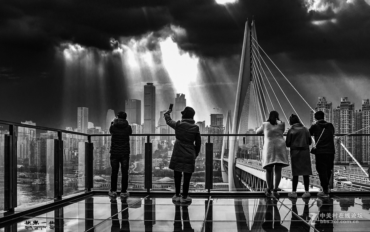 重庆渝中半岛黑白记忆