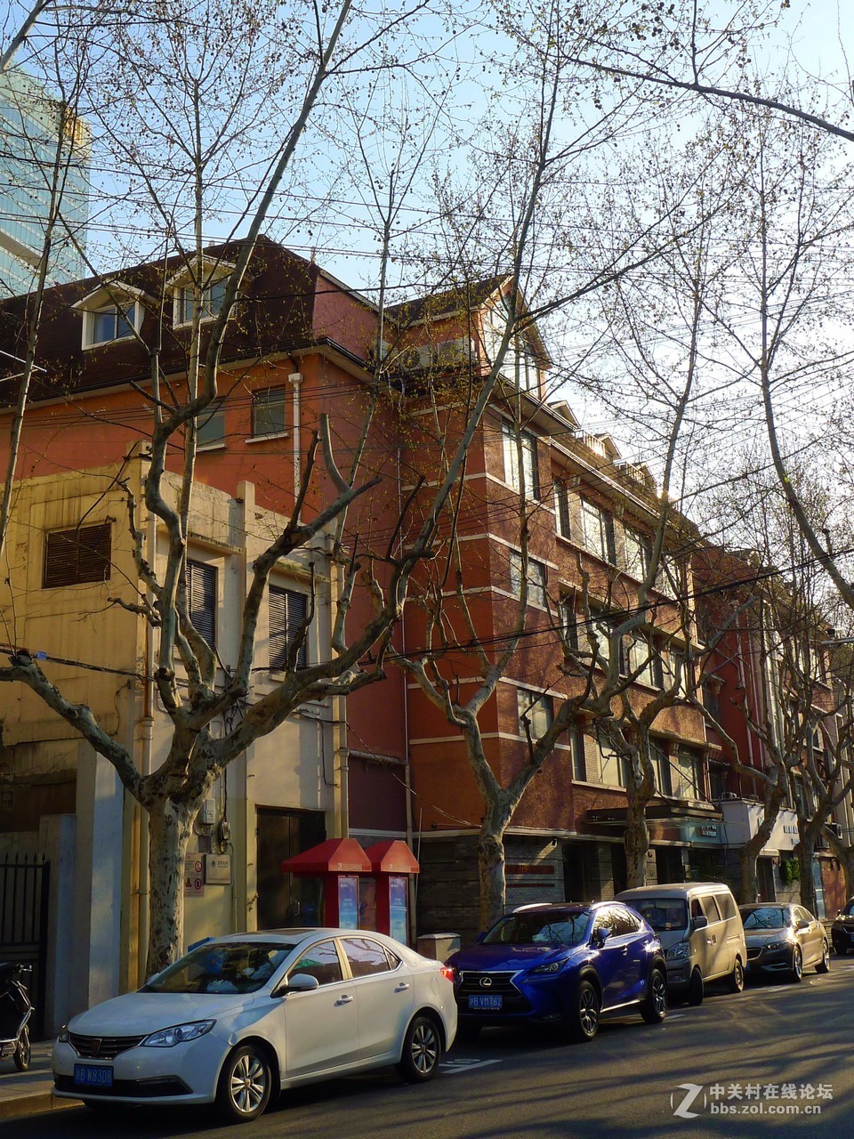 满满当当的春天街景