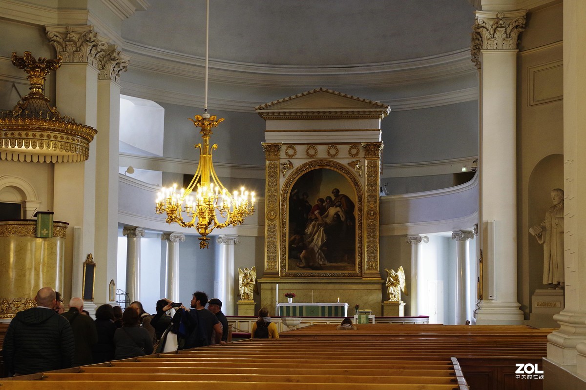 芬兰----首都赫尔辛--基乌斯别斯基大教堂，赫尔辛基大教堂，岩石教堂。