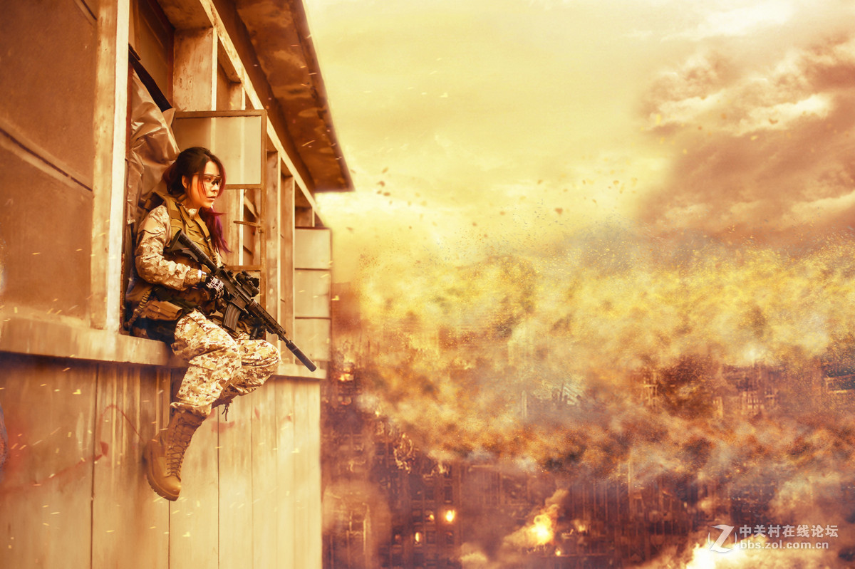 ~~~战争环境人像~~~《THE STORM》~~~MODEL:CICI~~~