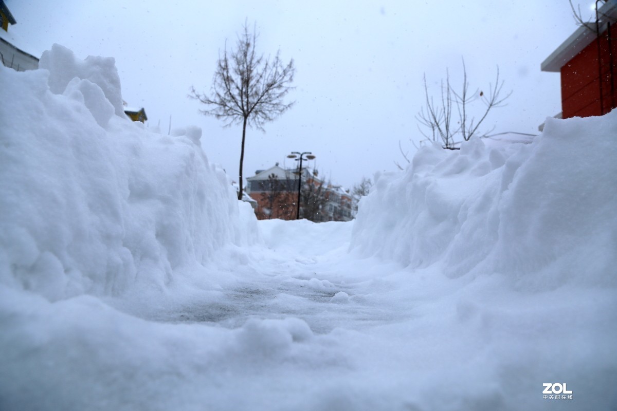 暴风雪袭击扎兰屯