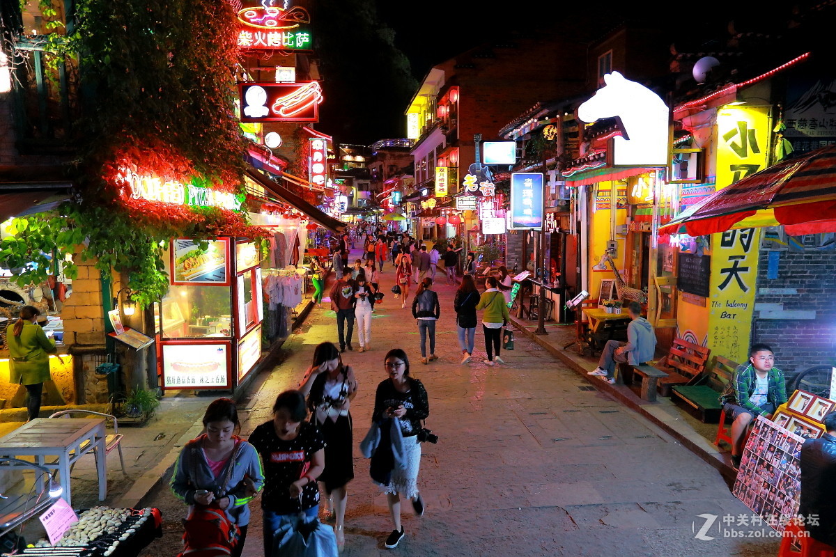 阳朔西街夜拍