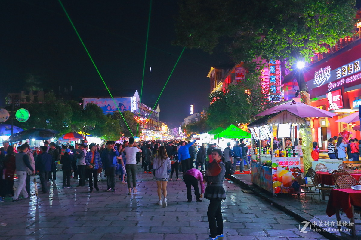 阳朔西街夜拍