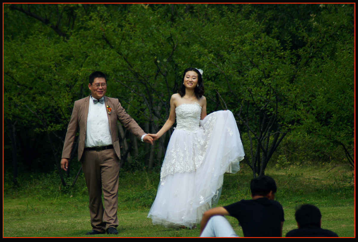 几片公园外拍人像