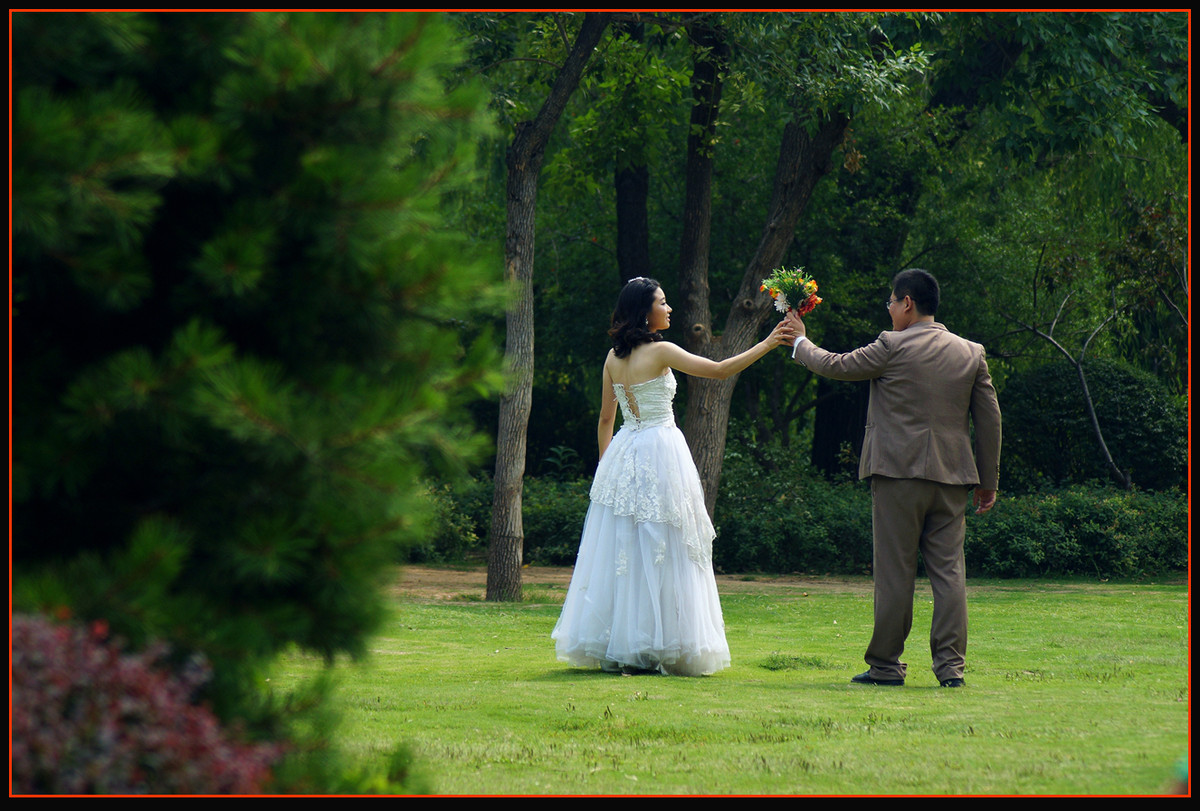 几片公园外拍人像