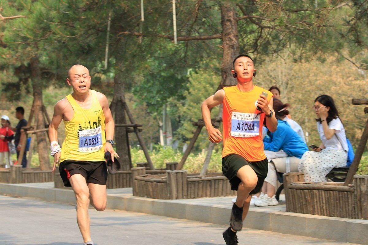 河北省沧州市马拉松比赛拍片