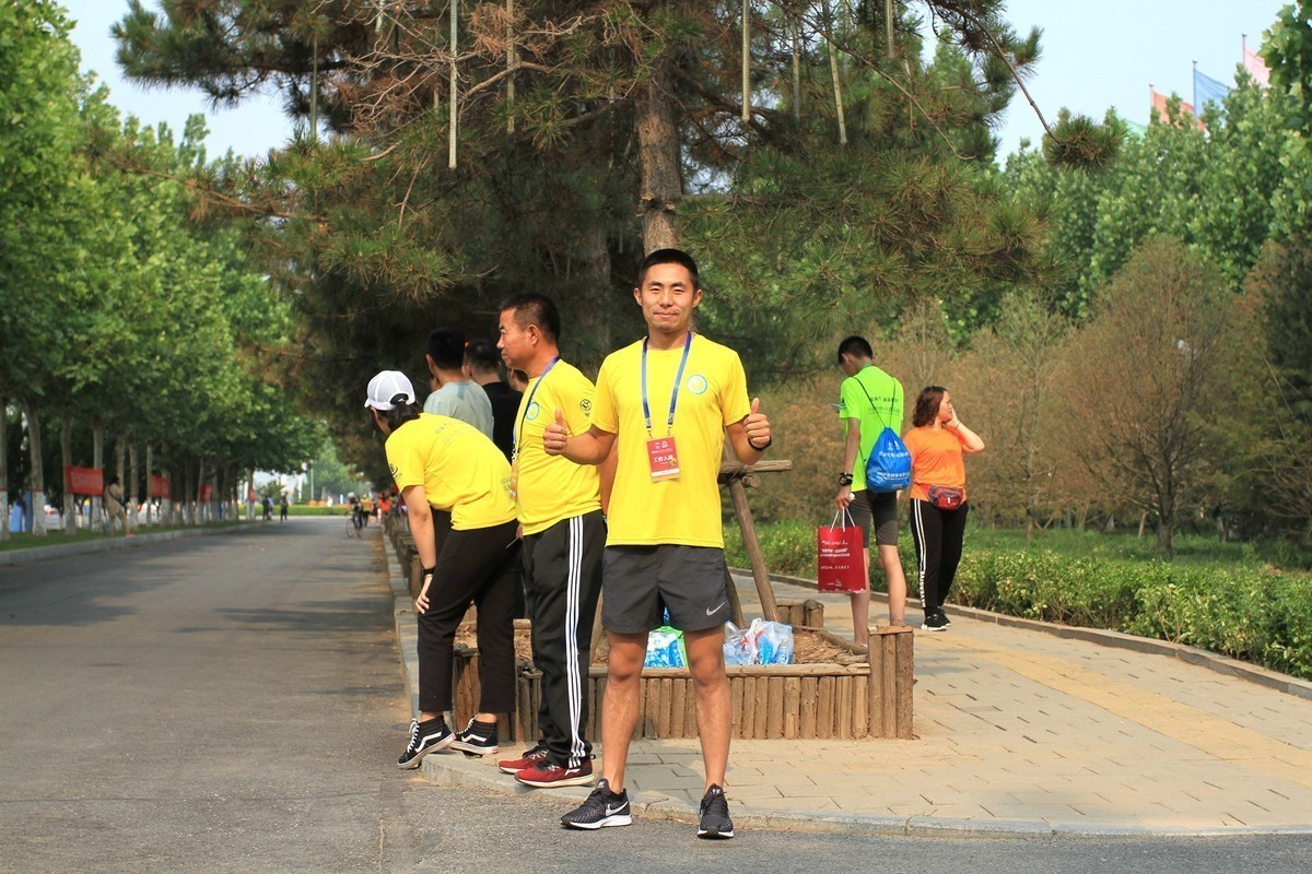 河北省沧州市马拉松比赛拍片