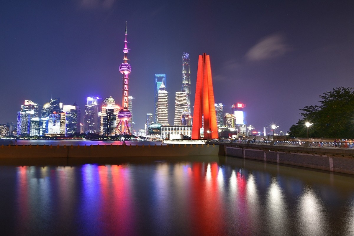 上海黄浦江畔标志性夜景-中关村在线摄影论坛