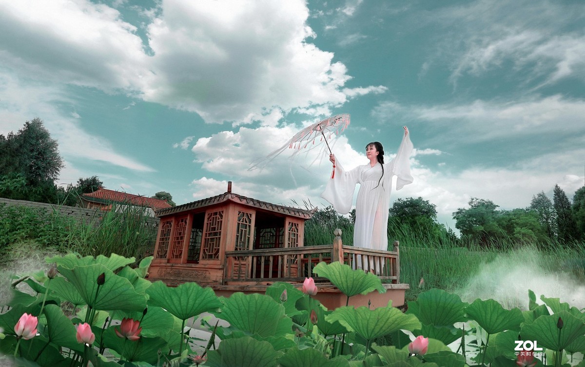 【莲动荷风】——大道无极人像摄影