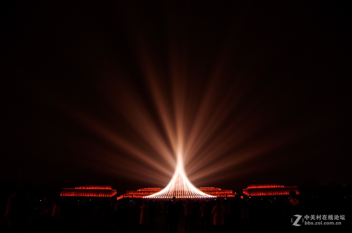 大明宫遗址灯光秀