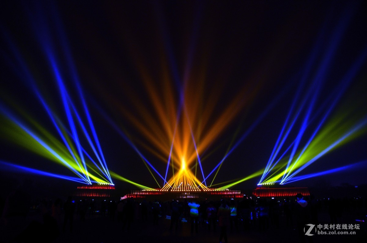 大明宫遗址灯光秀