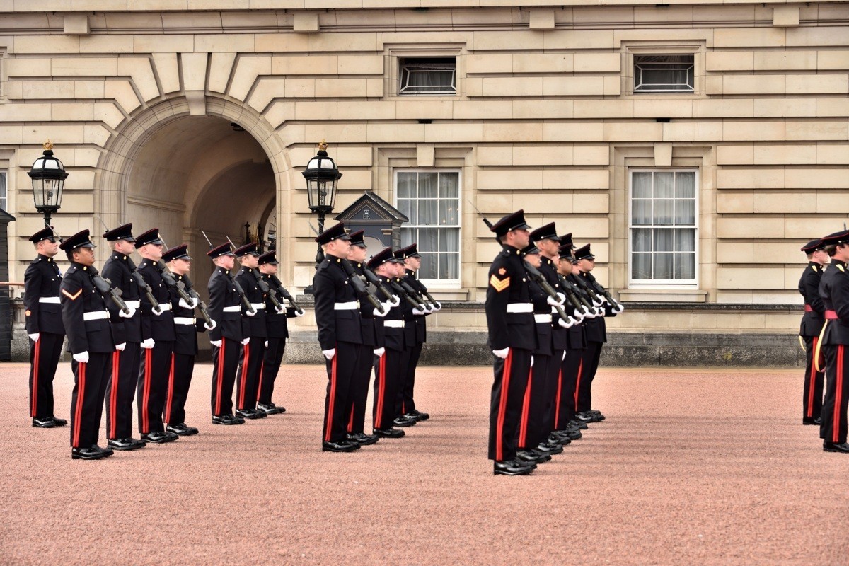 行摄英伦——白金汉宫皇家卫队换岗仪式