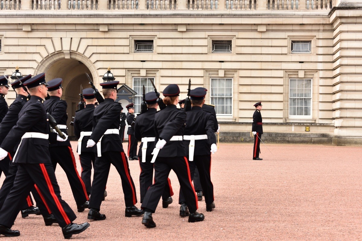 行摄英伦——白金汉宫皇家卫队换岗仪式