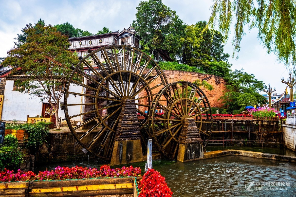 【西藏旅游 】〈 丽江古城〉大水车记实拍摄-中关村在线摄影论坛