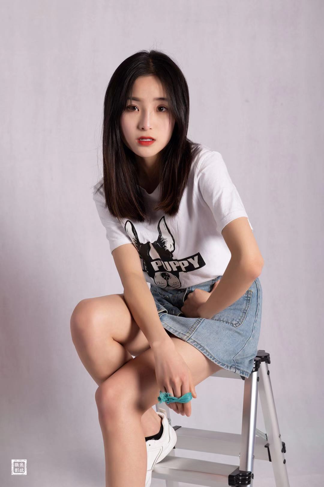 棚拍 播音专业大二学生