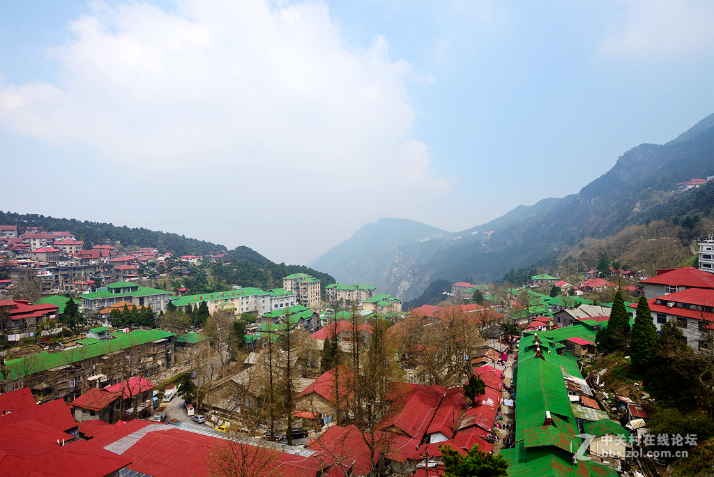 庐山风景区农民的居住地