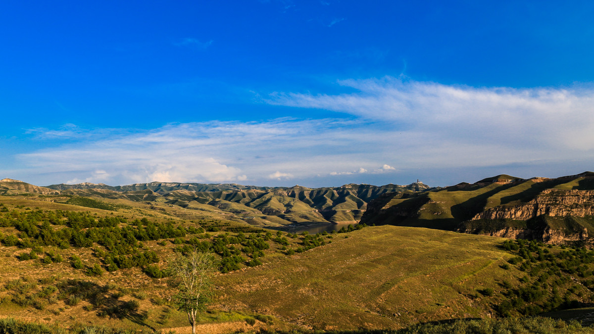 山西偏关黄土高坡