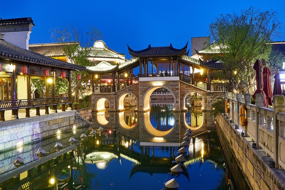 嘉善新西塘越里夜景