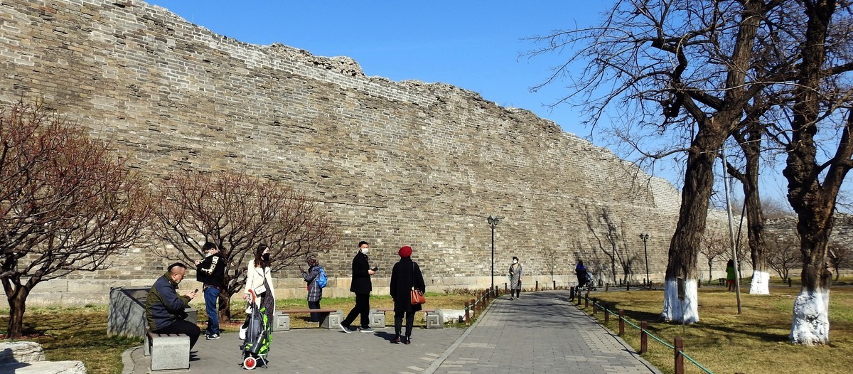 早春二月的明城墙遗址公园
