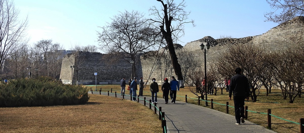 早春二月的明城墙遗址公园