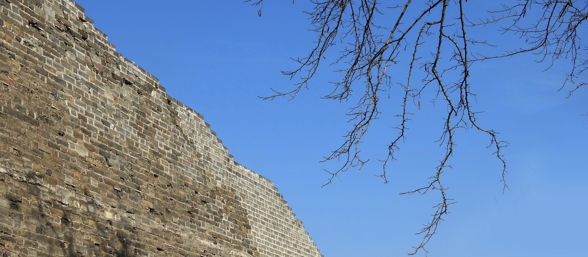 早春二月的明城墙遗址公园