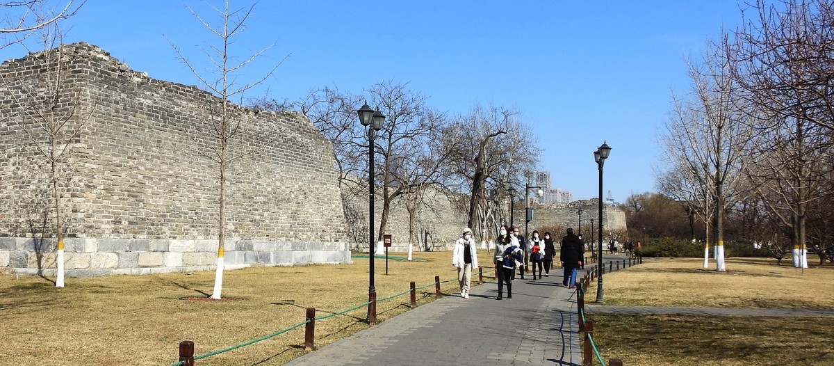 早春二月的明城墙遗址公园