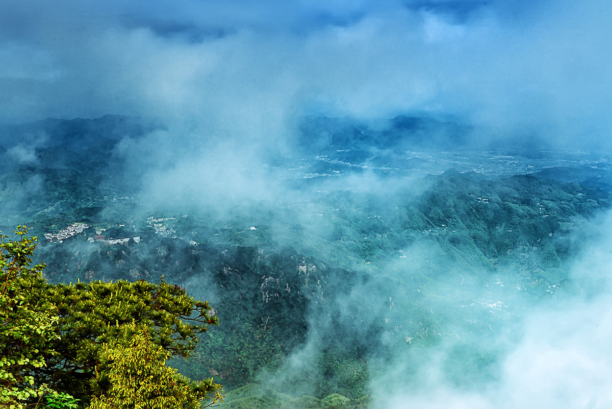 江南行  （28） 《九华山龙台风光》