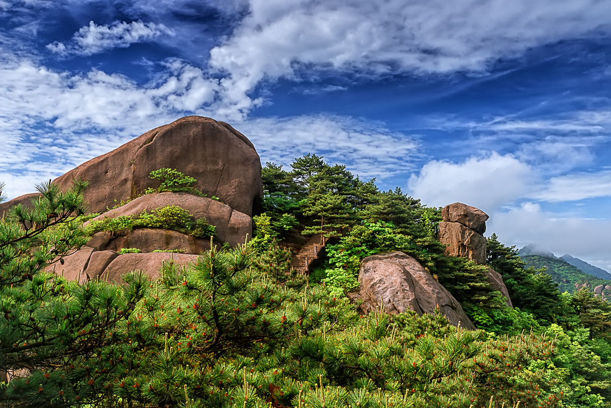 江南行  （28） 《九华山龙台风光》