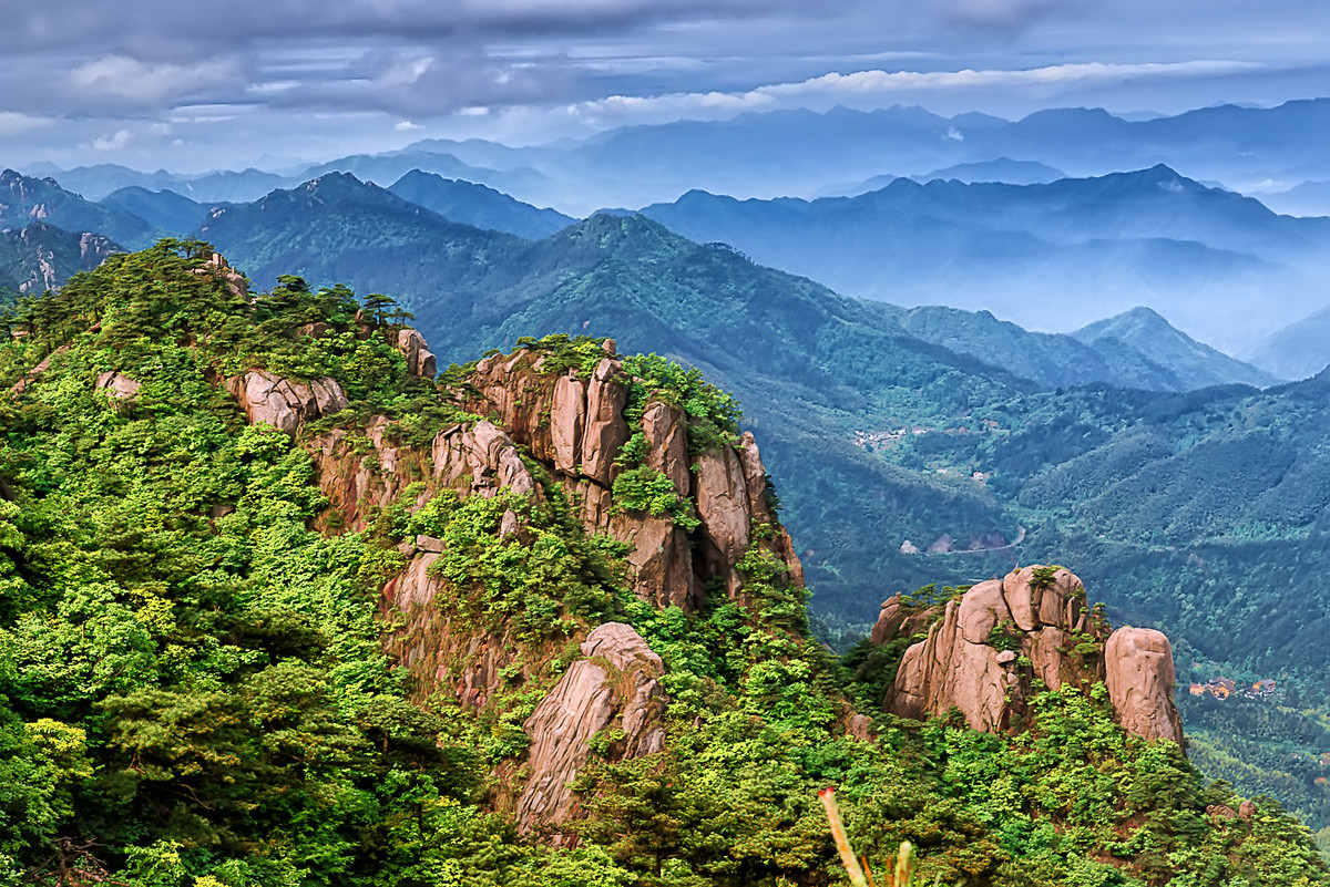 江南行  （28） 《九华山龙台风光》
