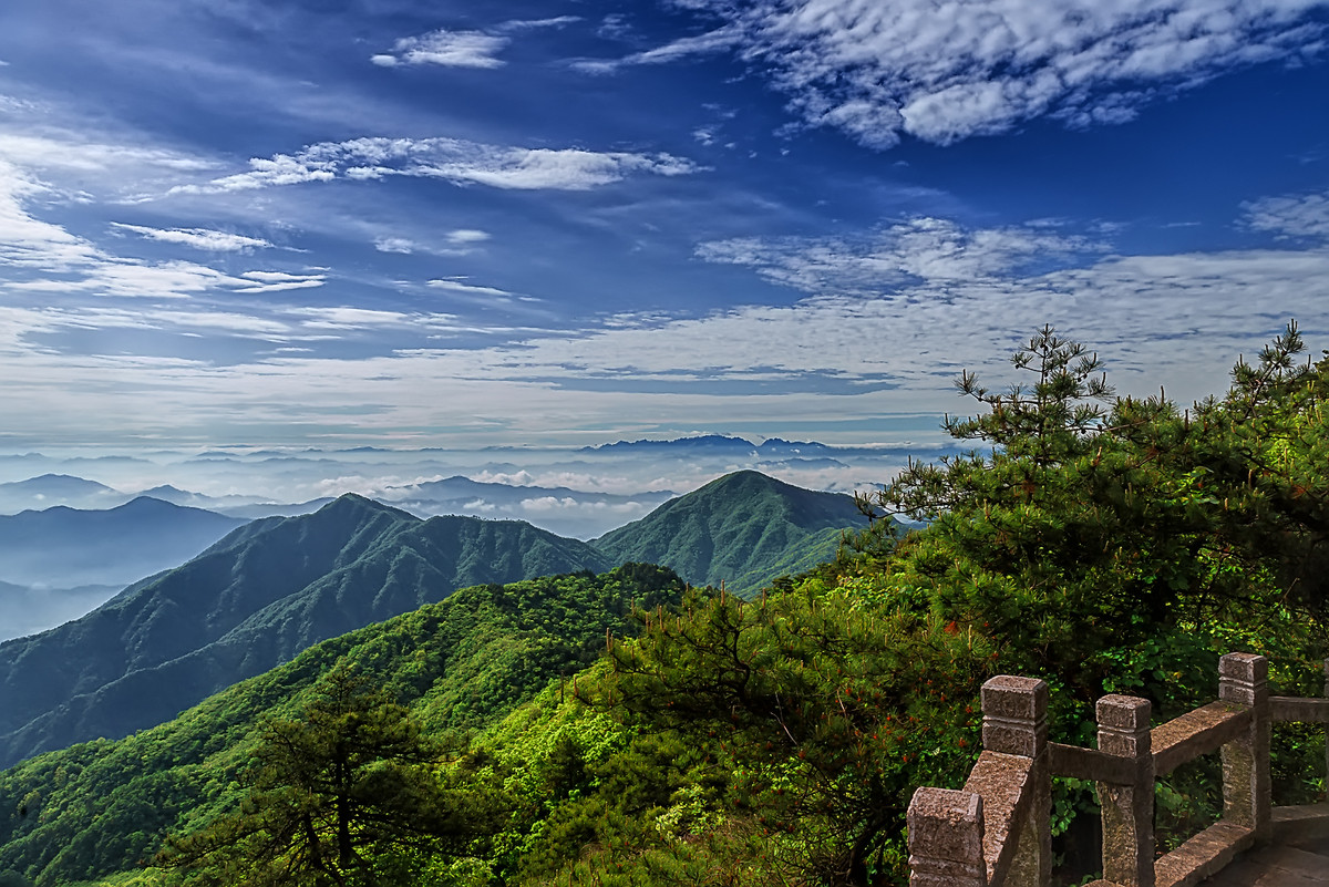 江南行  （28） 《九华山龙台风光》