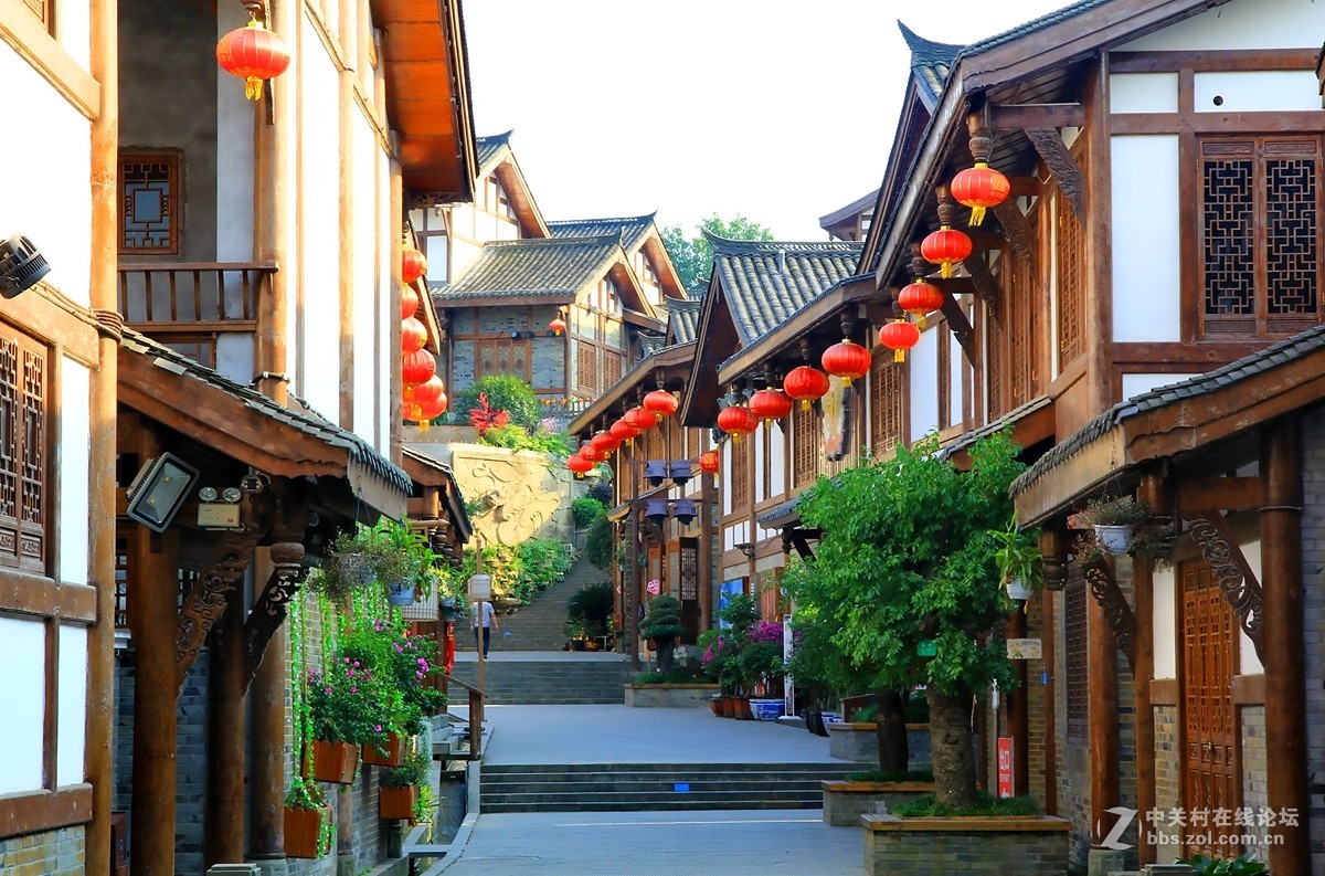 阆中南津关古镇