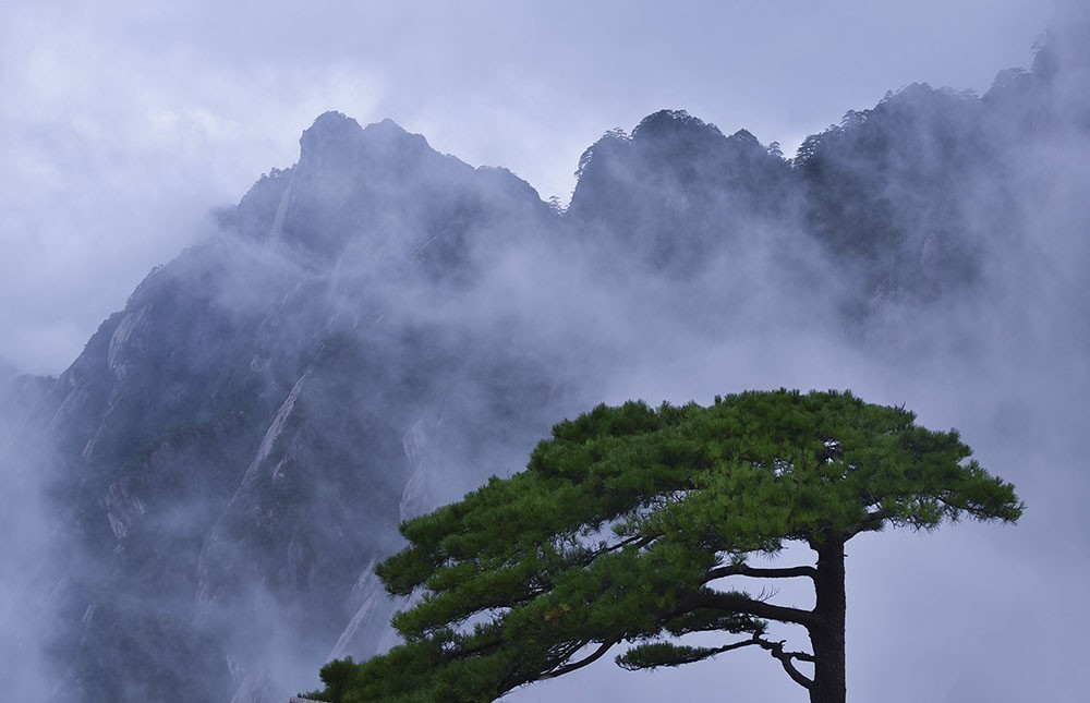 雾漫黄山
