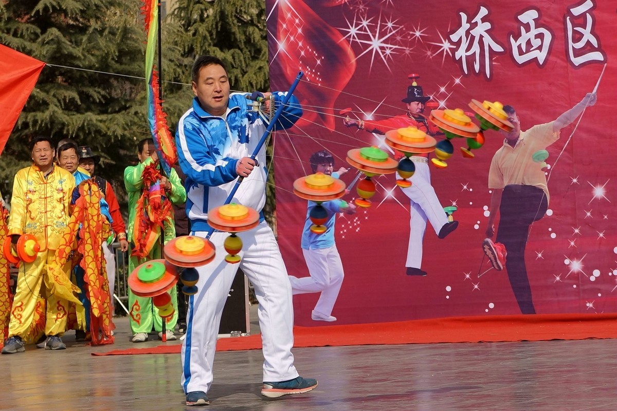 桥西区第九届空竹交流展演