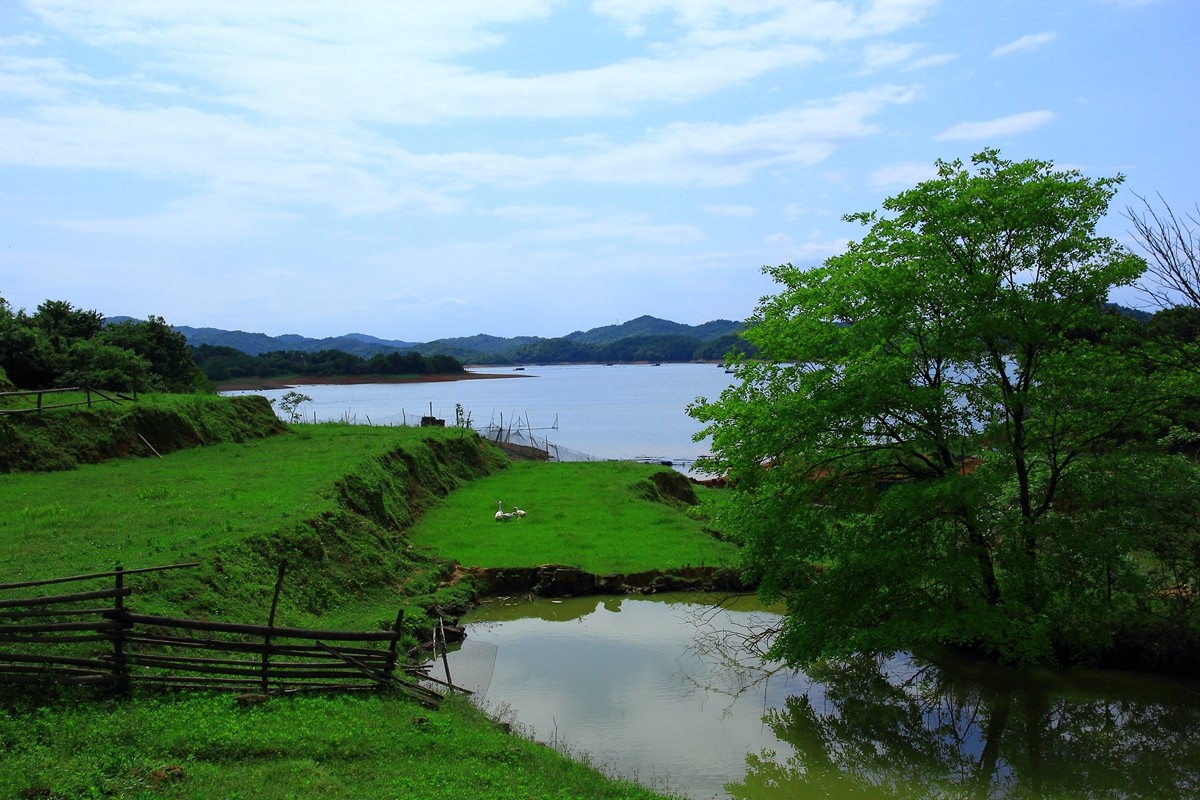 湘鄉水府廟勝境白鷺島