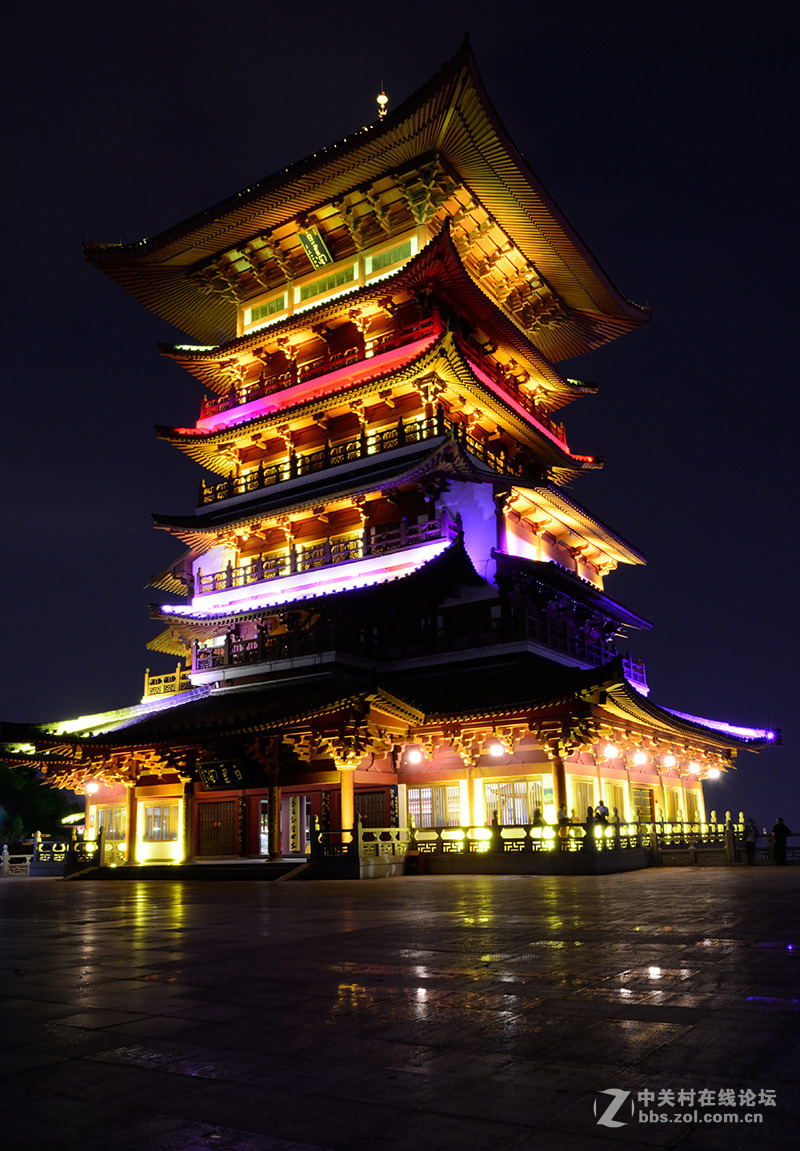 台州白云阁夜景