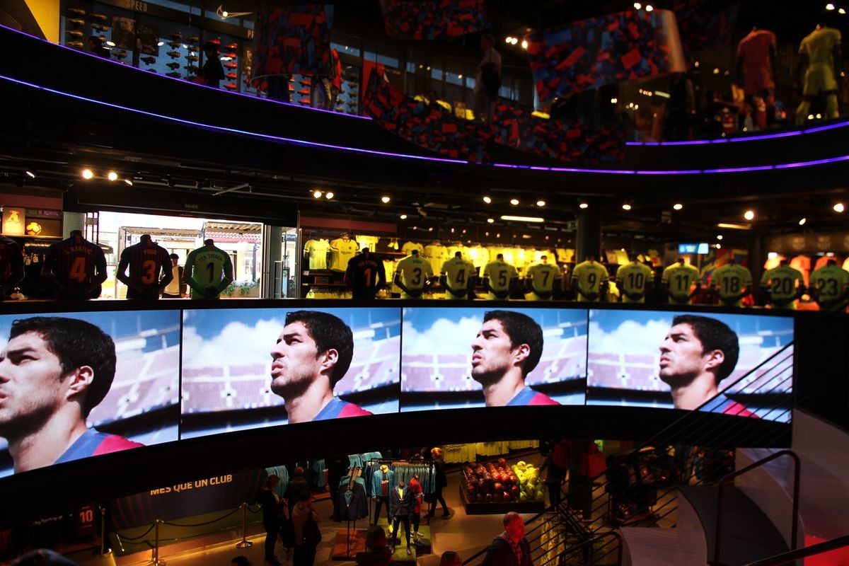 西班牙巴塞罗那足球场