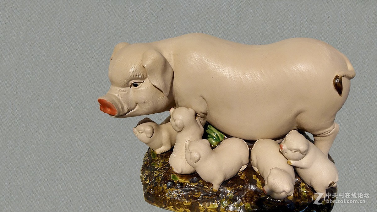 2019年手机【11】---石湾公仔－陶猪（三）
