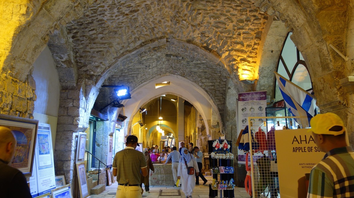 游览耶路撒冷艺术品市场