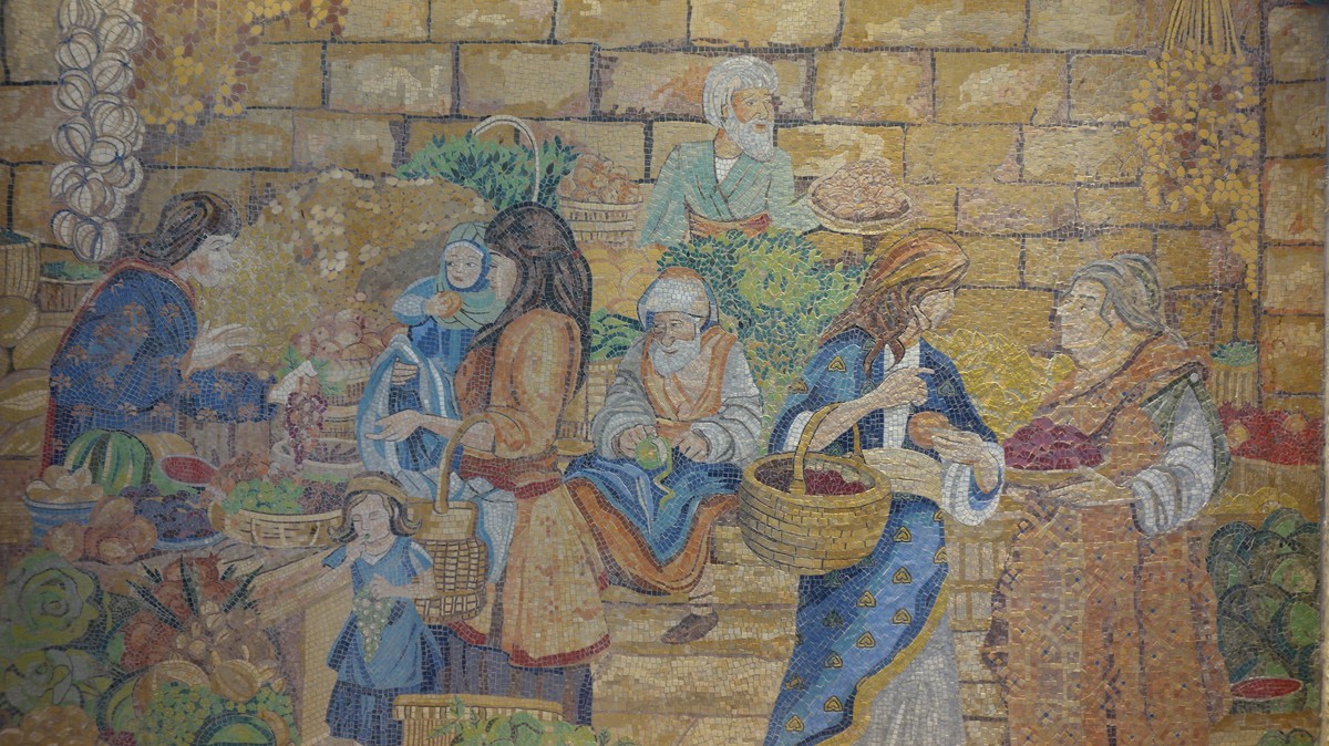 游览耶路撒冷艺术品市场