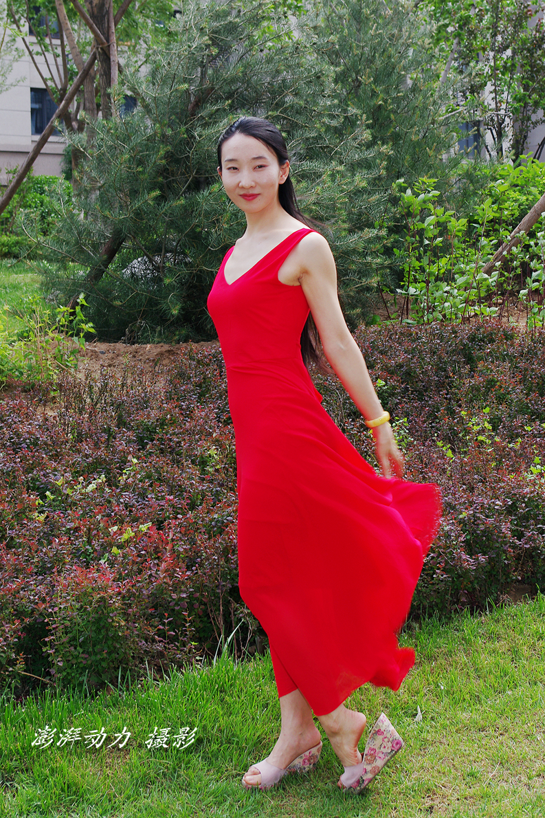 丽景长安红衣美女小玉(一)-中关村在线摄影论坛