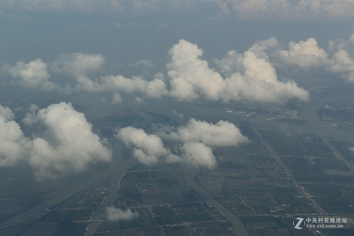 飞机、蓝天、白云------