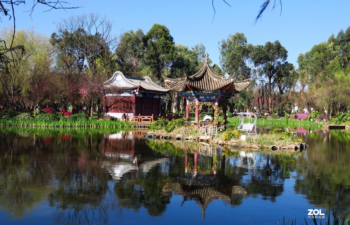 春天里的西华园公园