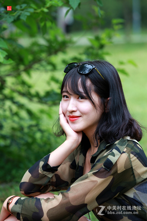 靓丽小美女廊坊公园拍摄花絮