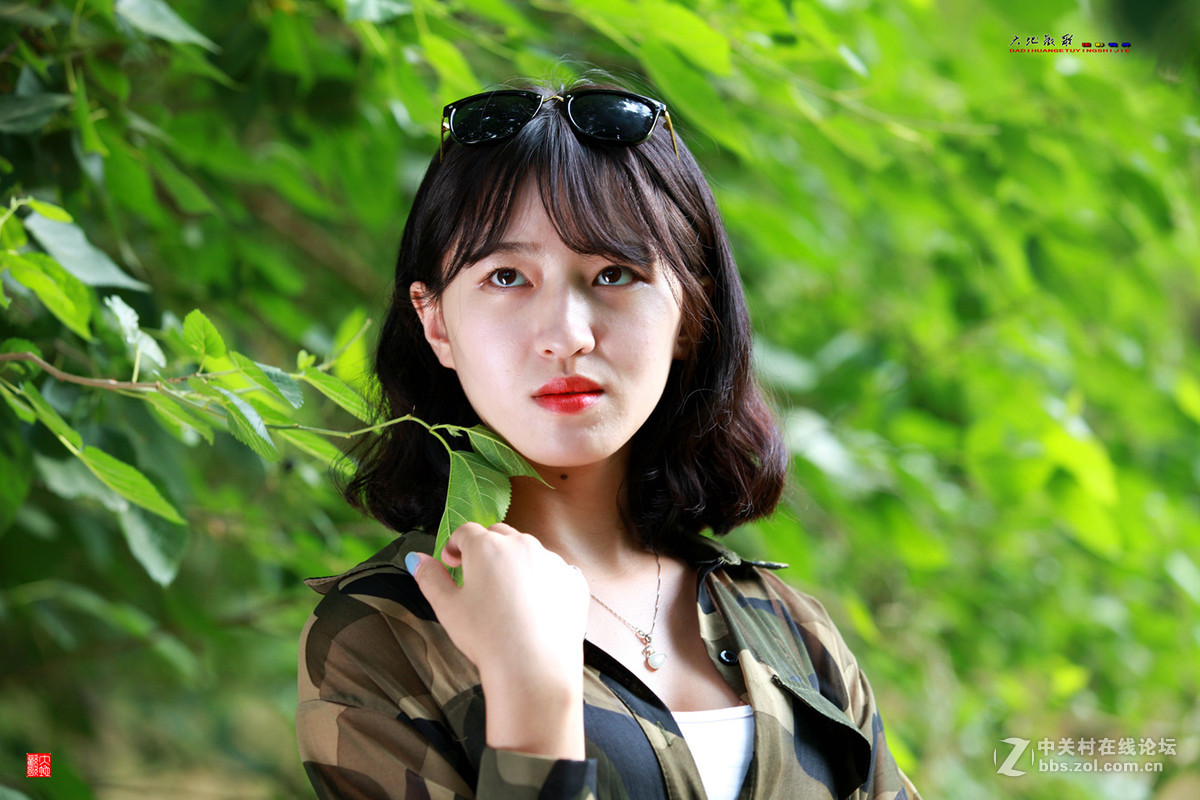 靓丽小美女廊坊公园拍摄花絮