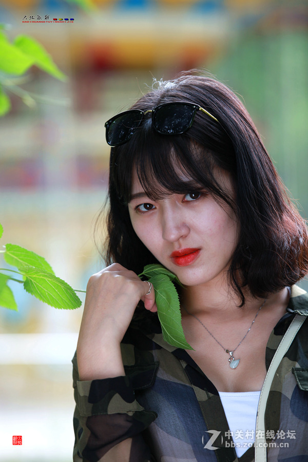 靓丽小美女廊坊公园拍摄花絮