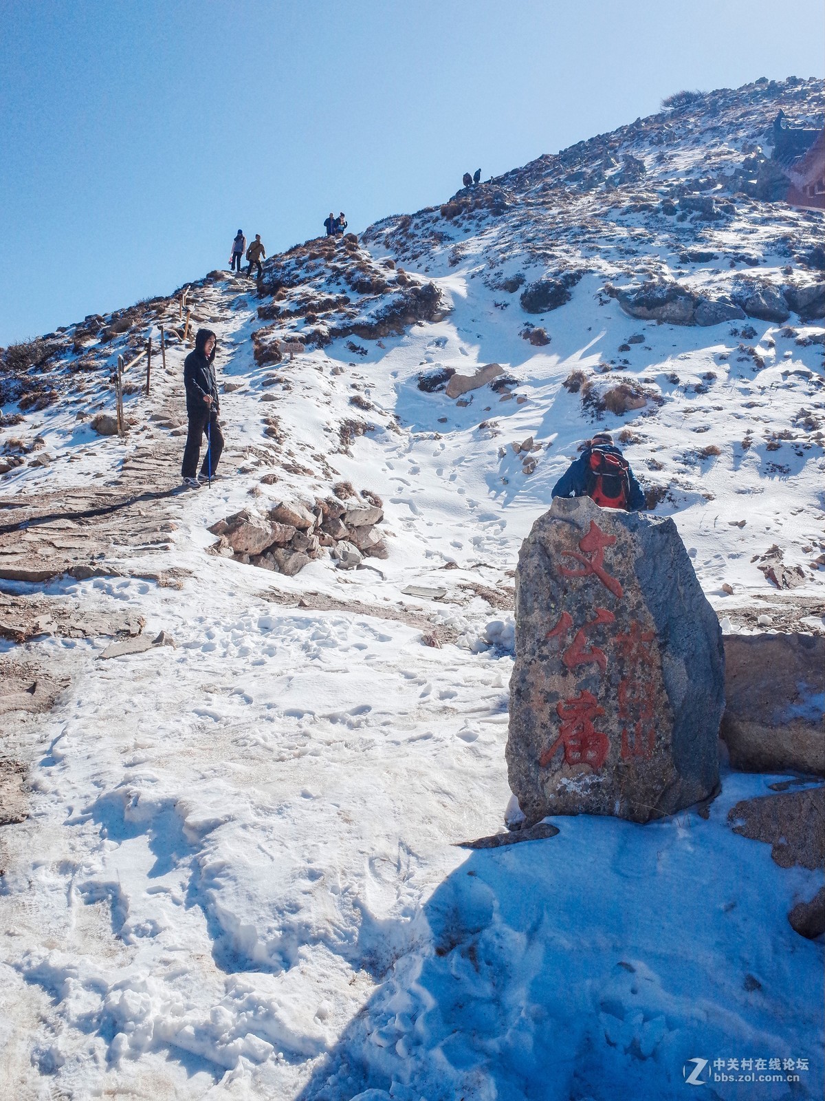 雪后太白山拔仙台