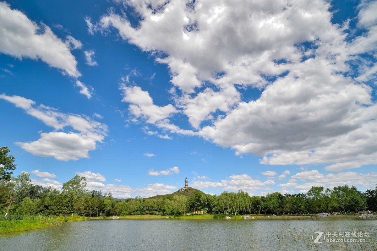 昨天北京上演“蓝天白云”秀