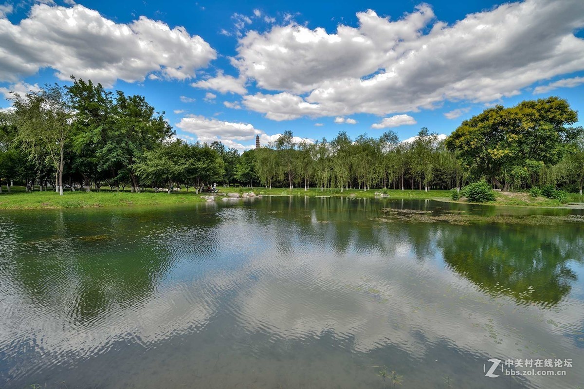昨天北京上演“蓝天白云”秀