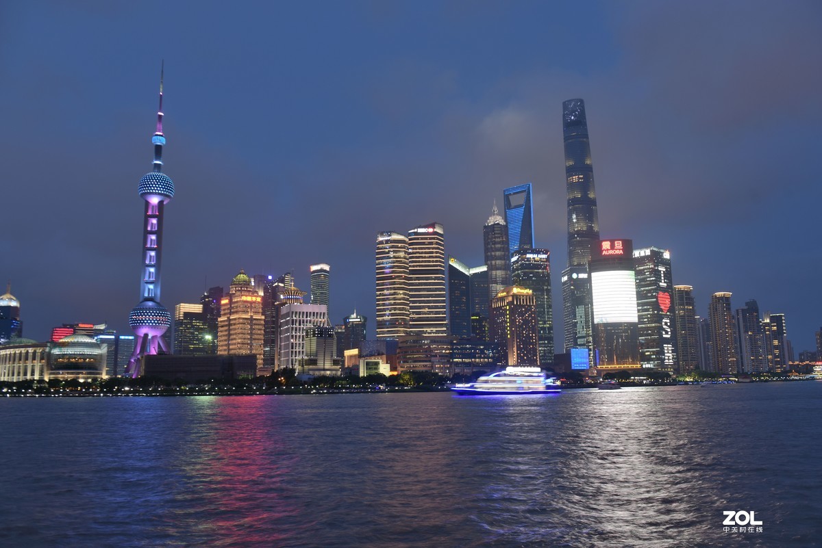 上海外滩夜景。