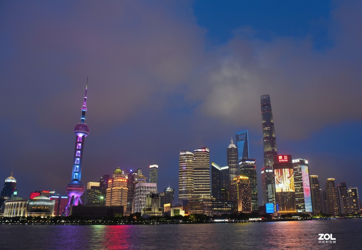 上海外滩夜景。